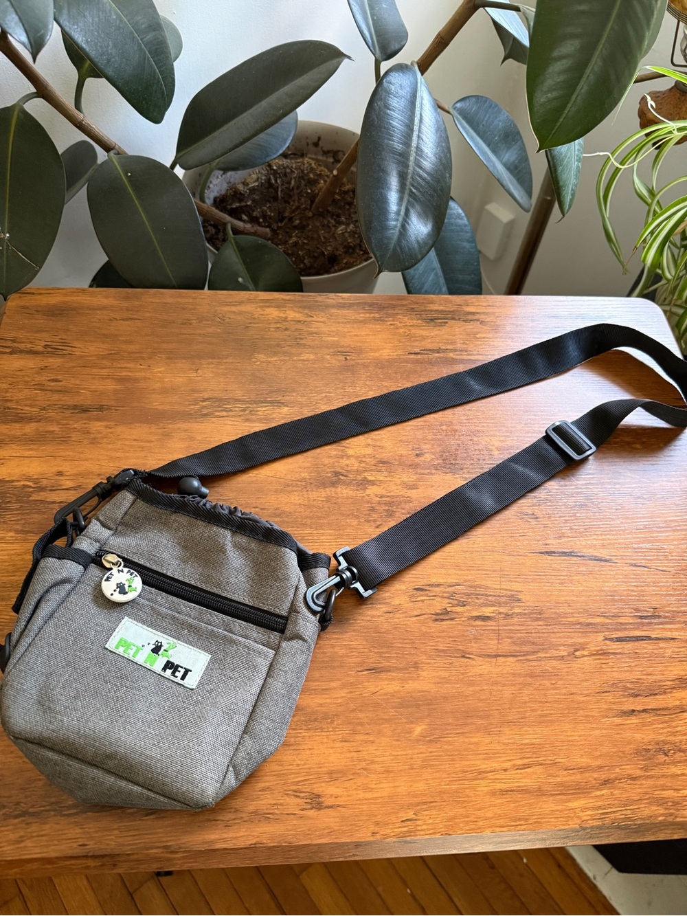 Pet n Pet Gray Crossbody Sling Bag